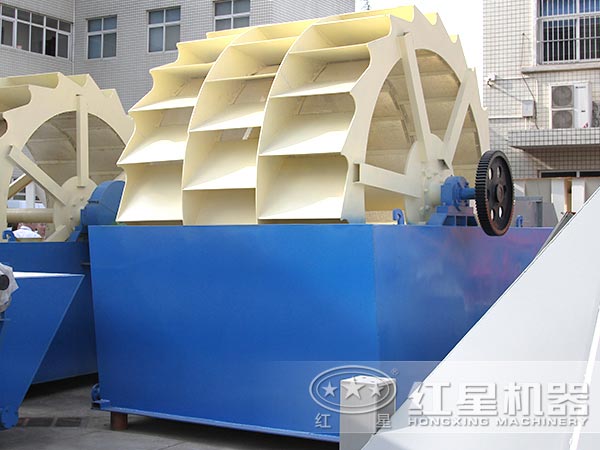 三葉輪式洗砂機(jī)，處理量大