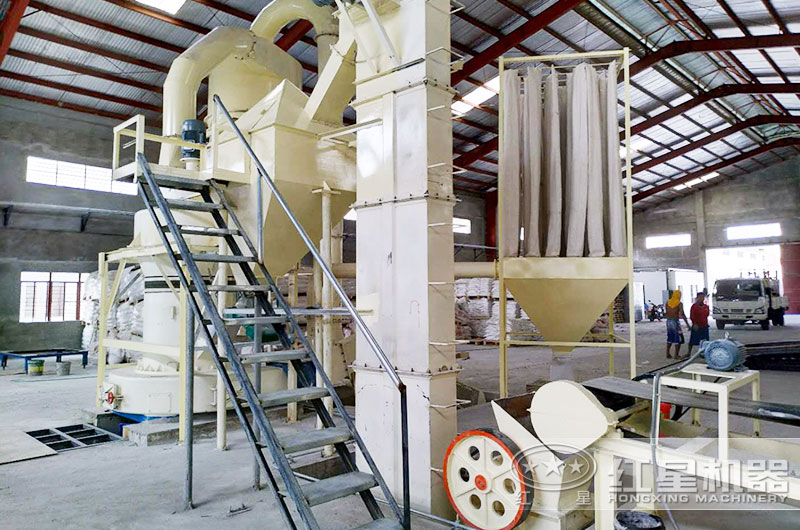 磨粉用戶生產(chǎn)現(xiàn)場，能夠滿足多種規(guī)格磨粉使用