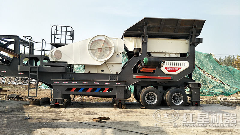 廊坊移動制砂廠安裝中，很快就可以開業(yè)了